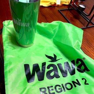 Collectible Wawa 20oz insulated mug and Region 2 (Lehigh Valley, PA) knapsack